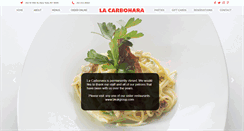 Desktop Screenshot of lacarbonaranyc.com